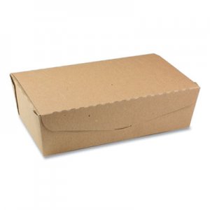 Pactiv EarthChoice OneBox Paper Box, 77 oz, 9 x 4.85 x 2.7, Kraft, 162/Carton PCTNOB04SKEC NOB04SKEC
