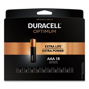 Duracell Optimum Alkaline AAA Batteries, 18/Pack DUROPT2400B18PR OPT2400B18PR