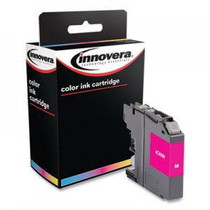 Innovera Remanufactured Magenta High-Yield Ink, Replacement for Brother LC203M, 550 Page-Yield IVRLC203M