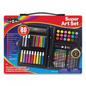 Cra-Z-Art Super Art Set, 80 Pieces CZA110076 110076