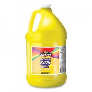 Cra-Z-Art Washable Kids Paint, Yellow, 1 gal Bottle CZA760042 760042