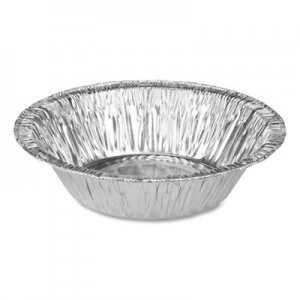 Durable Packaging Aluminum Pie Pans, Tart, 5.7 oz, 5" Diameter x 1.25"h, Silver, 1,000/Carton DPK22001000