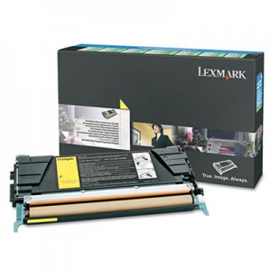 Lexmark C5246YH Return Program High-Yield Toner, 5,000 Page-Yield, Yellow LEXC5246YH C5246YH