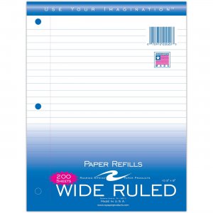Roaring Spring Three Hole Punched Filler Paper 20020 ROA20020