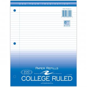 Roaring Spring 3-Hole College Ruled Filler Paper 83910 ROA83910