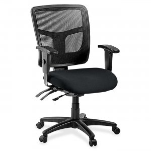 Lorell ErgoMesh Series Managerial Mid-Back Chair 8620149