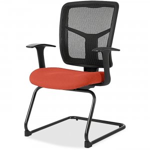 Lorell ErgoMesh Series Mesh Side Arm Guest Chair 8620292