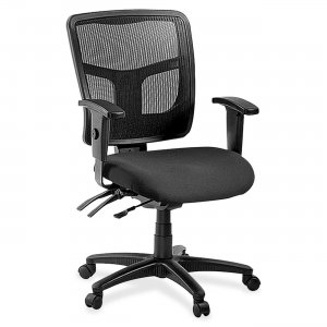 Lorell ErgoMesh Series Managerial Mid-Back Chair 8620196