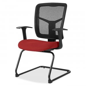 Lorell ErgoMesh Series Mesh Side Arm Guest Chair 8620295