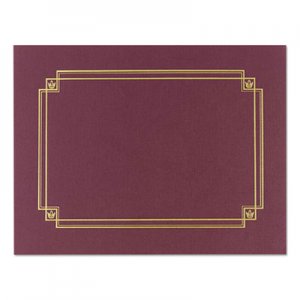 Great Papers! Premium Textured Certificate Holder, 12.65 x 9.75, Burgundy, 3/Pack GRP414342 939503