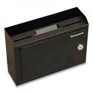 Honeywell Drop Box Safe with Keys, 9.9 x 3 x 7.1, 0.12 cu ft, Black HWL2106798 6204