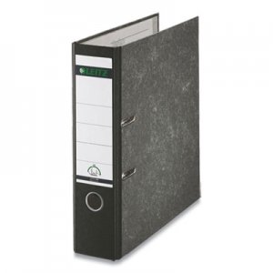 Leitz European A4 Lever-Arch Two-Ring Binder, 3" Capacity, 11.7 x 8.27, Black Marble LTZ1935596 R80-BK