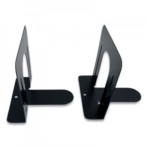 Huron Steel Bookends, Contemporary Style, 4.75 x 4.75 x 4.75, Black CTX24431403 HASZ0038