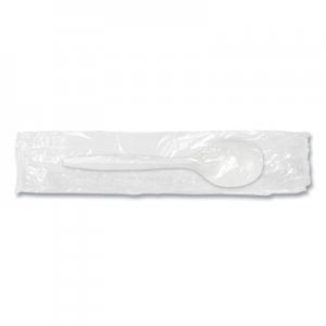 Berkley Square Individually Wrapped Mediumweight Cutlery, Soup Spoon, White, 1,000/Carton BSQ886634 1104000