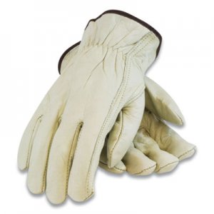 PIP Economy Grade Top-Grain Cowhide Leather Drivers Gloves, Small, Tan PID179726 68-162/S