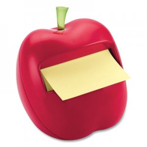 Post-it Pop-up Notes Apple-Shaped Dispenser for 3 x 3 Self-Stick Pads, Red MMM922552 APL330