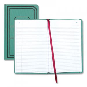 National Tuff Series Record Book, Green, 7.63 x 12.13, 300 White Pages RED807345 A66300R
