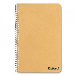 Oxford One-Subject Notebook, Medium/College Rule, Tan Cover, 11 x 8.5, 80 Green Tint Sheets OXF801043 25-404R