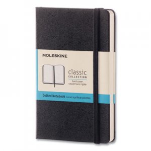 Moleskine Classic Collection Hard Cover Notebook, Quadrille (Dot Grid) Ruled, Black Cover, 5.5 x 3.5 HBG2639132 895285XX