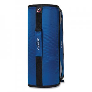 Case it King Size Mighty Zip Tab Binder, 3 Rings, 4" Capacity, 11 x 8.5, Blue CAE271276 D-186