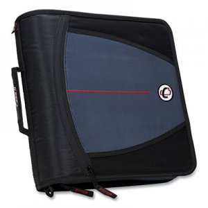 Case it Universal Zipper Binder, 3 Rings, 2" Capacity, 11 x 8.5, Black CAE169798 LT-007-BLACK