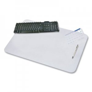 Artistic KrystalView Desk Pad with Antimicrobial Protection, 17 x 12, Frosted Finish, Clear AOP938180 60740M