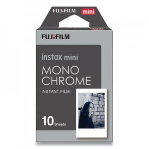 Fujifilm Monochrome Instax Film, Black and White, 10 Sheets FUJ2637040 600017161