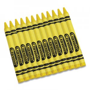 Crayola Bulk Crayons, Yellow, 12/Box CYO2696259 52-0836-034