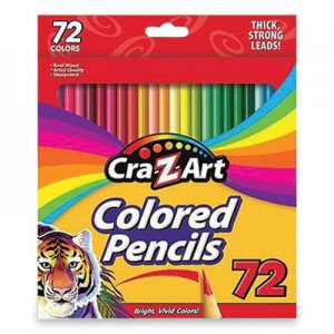 Cra-Z-Art Colored Pencils, 72 Assorted Lead/Barrel Colors, 72/Box CZA1543819 10402-24