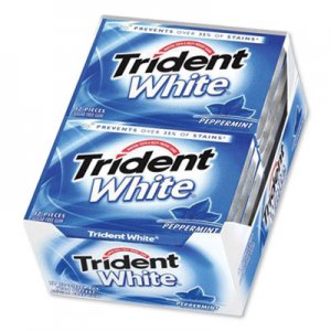 Trident Sugar-Free Gum, Peppermint, 12 Sticks/Pack, 9 Packs/Box CDB2051061 AMC67608