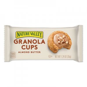 Nature Valley Granola Cups, Almond Butter, 1.24 oz Pack, 12/Box NVL2720832 GEM49134