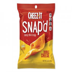 Sunshine Cheez-it Snap'd Crackers, Double Cheese, 2.2 oz Pouch, 6/Pack KEB24396357 KEE11422