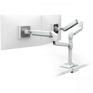 Ergotron LX Dual Stacking Arm with Under Mount C-Clamp 45-502-216