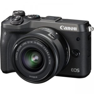Canon EOS Mirrorless Camera with Lens 1724C011 M6