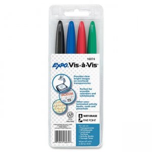 EXPO Vis-A-Vis Wet-Erase Markers 16074 SAN16074