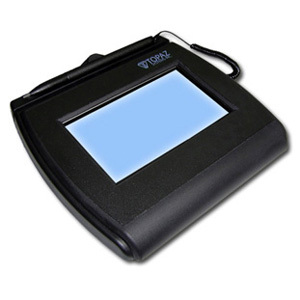 Topaz SigLite Electronic Signature Capture Pad T-LBK750-BHSB-R T-LBK750