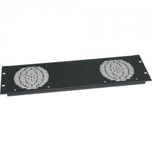 Middle Atlantic Products Fan Panel, Accepts 2 Fans, Anodized FP2