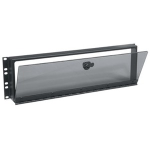 Middle Atlantic Products Security Cover, 3 RU, Hinged Plexi SECL3