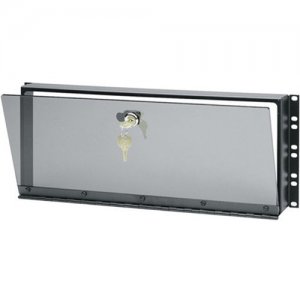 Middle Atlantic Products Security Cover, 4 RU, Hinged Plexi SECL4