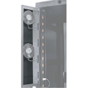 Middle Atlantic Products Fan Door Panel, 1/2 RU, 45 RU High CFM Rear Doors MWCFRD-1/2PNL-45