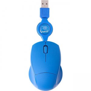 ReTrak Retractable Blue Optical Mouse ETMOUSEBU