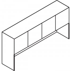 Lacasse Hutch with Doors - 44" H 72E724416PX