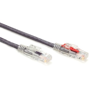 Black Box GigaBase 3 CAT5e 350-MHz Lockable Patch Cable (UTP) - Violet, 3-ft. (0.9-m) C5EPC70-VT-03