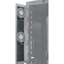 Middle Atlantic Products Fan Door Panel, 1/2 RU, D-CFRD-44 DCFRD-1/2PNL-44