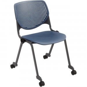 KFI Poly Caster Stack Chair With Perforated Back CS2300P03 2300