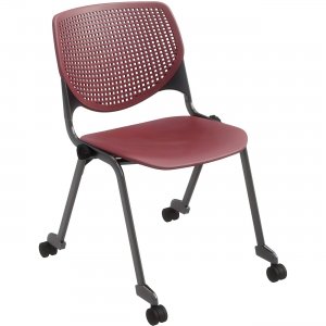 KFI Poly Caster Stack Chair With Perforated Back CS2300P07 2300
