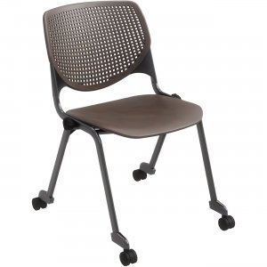 KFI Poly Caster Stack Chair With Perforated Back CS2300P18 2300