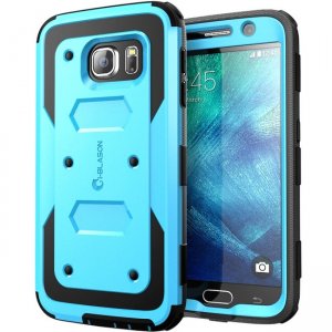 i-Blason Galaxy S6 Armorbox Dual Layer Full Body Protective Case S6-ARMOR-BLUE