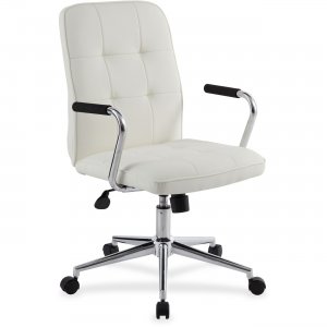 Boss Modern Office Chair with Chrome Arms B331WT BOPB331WT