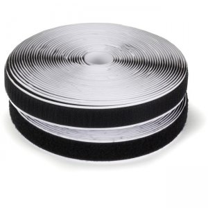 Black Box Adhesive Cable Wrap - Black, 2-Pack FT9225-BK-10HL